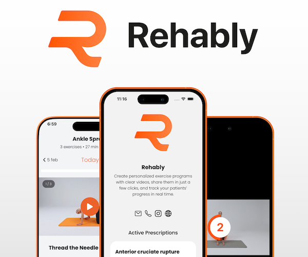 Physiotherapist using Rehably